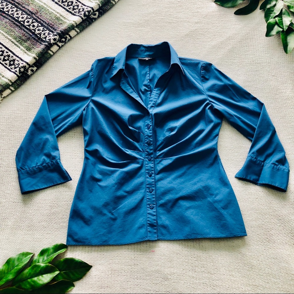 Lafayette 148 • Collared Button Down Blouse 8